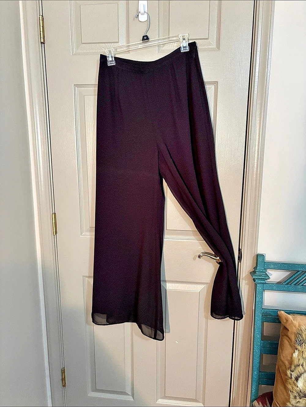 Coldwater Creek Wide Leg Pants in Black Size 10